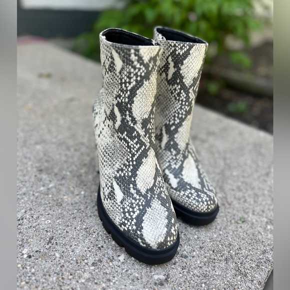 Steve Madden Snakeskin Boots - Picture 3 of 8